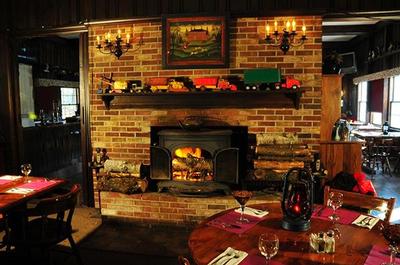 French King Restaurant Fireplace